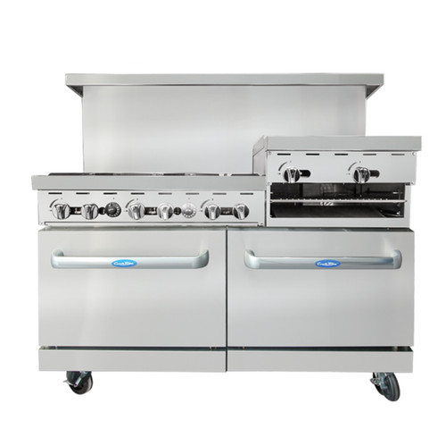 New range open - new, burner